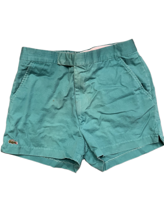 Men's Teal Lacoste Shorts- 34